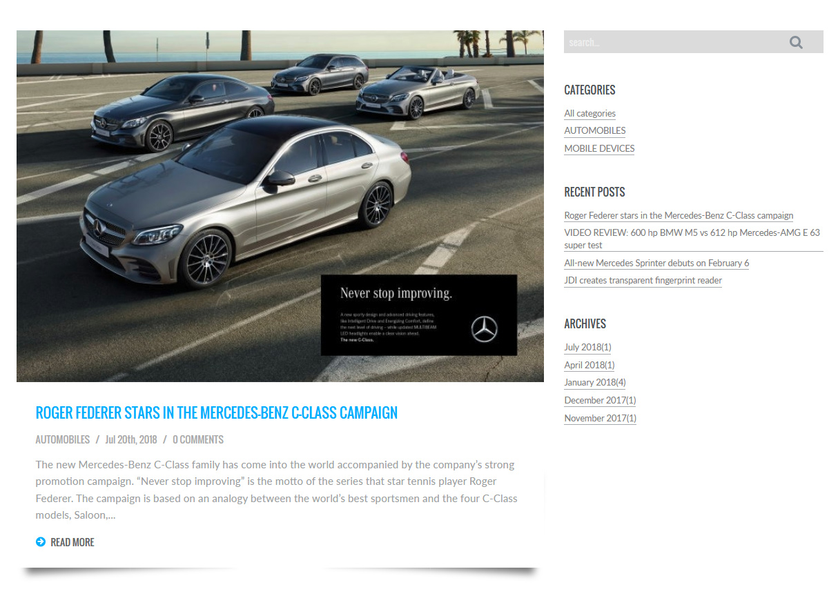 Simple Blog PHP front end - leave a comment